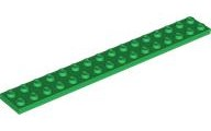Plaatje in Gallery viewer laden, LEGO® los onderdeel Plaat Algemeen in kleur Groen 4282