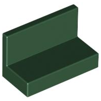 Plaatje in Gallery viewer laden, LEGO® los onderdeel Paneel in kleur Donkergroen 4865