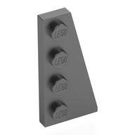 LEGO® los onderdeel Wig Plaat Metallisch Zilver 41769