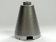Plaatje in Gallery viewer laden, LEGO® los onderdeel Kegel in kleur Metallisch Zilver 3942c