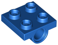Plaatje in Gallery viewer laden, LEGO® los onderdeel Plaat Aangepast in kleur Blauw 2444