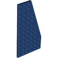 LEGO® los onderdeel Wig Plaat in kleur Donkerblauw 30356