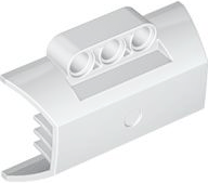 Plaatje in Gallery viewer laden, LEGO® los onderdeel Technisch Paneel in kleur Wit 61069