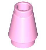 LEGO® los onderdeel Kegel in kleur Fel Roze 4589b