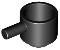 Plaatje in Gallery viewer laden, LEGO® los onderdeel Accessoire in kleur Zwart 4529