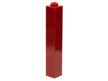 Plaatje in Gallery viewer laden, LEGO® los onderdeel Steen in kleur Donkerrood 2453a
