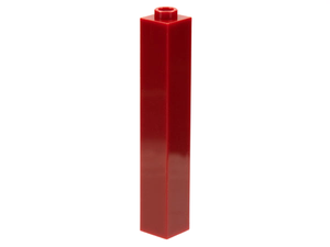LEGO® los onderdeel Steen in kleur Donkerrood 2453a