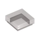 LEGO® los onderdeel Tegel Algemeen Doorzichtig Zwart 3070