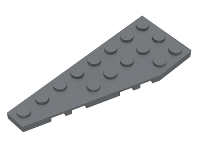 LEGO® los onderdeel Wig Plaat Donker Blauwachtig Grijs 50305