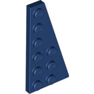 LEGO® los onderdeel Wig Plaat in kleur Donkerblauw 54383