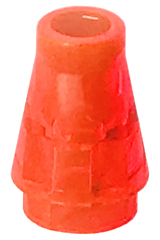 LEGO® los onderdeel Kegel Doorzichtig Neon Oranje 4589