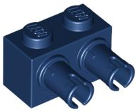 LEGO® los onderdeel Steen Aangepast Donkerblauw 30526