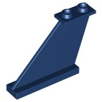 Plaatje in Gallery viewer laden, LEGO® los onderdeel Staart in kleur Donkerblauw 2340