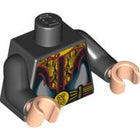 LEGO® los onderdeel Lijf met Motief Zwart 973pb0499c01