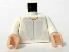 LEGO® los onderdeel Lijf met Motief Wit 973pb0482c01