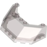 Plaatje in Gallery viewer laden, LEGO® los onderdeel Voorruit Doorzichtig Zwart 62576