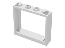 Plaatje in Gallery viewer laden, LEGO® los onderdeel Raamkozijn in kleur Wit 60594