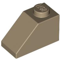 Plaatje in Gallery viewer laden, LEGO® los onderdeel Dakpan Algemeen Donker Geelbruin 3040