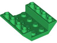 LEGO® los onderdeel Dakpan Omgekeerd in kleur Groen 4854