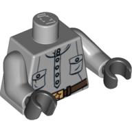 Plaatje in Gallery viewer laden, LEGO® Lijf met Motief Licht Blauwachtig Grijs 973pb0466c01