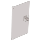 LEGO® los onderdeel Deur in kleur Doorzichtig Zwart 60616