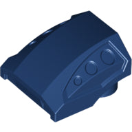 Plaatje in Gallery viewer laden, LEGO® los onderdeel Dakpan Gebogen Donkerblauw 44675