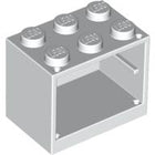 LEGO® los onderdeel Container in kleur Wit 4532a