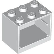 LEGO® los onderdeel Container in kleur Wit 4532a