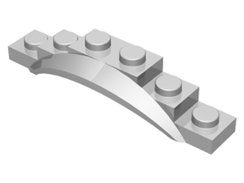 LEGO® los onderdeel Spatbord Metallisch Zilver 62361