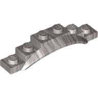 Plaatje in Gallery viewer laden, LEGO® los onderdeel Spatbord Metallisch Zilver 62361