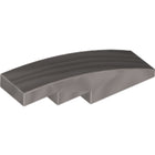 LEGO® los onderdeel Dakpan Gebogen Metallisch Zilver 61678