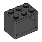 LEGO® los onderdeel Container in kleur Zwart 4532