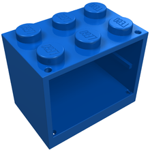 Plaatje in Gallery viewer laden, LEGO® los onderdeel Container in kleur Blauw 4532