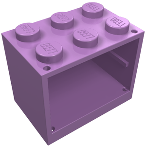 LEGO® los onderdeel Container in kleur Medium Lavendel 4532