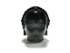 Plaatje in Gallery viewer laden, LEGO® los onderdeel Hoofd Aangepast in kleur Zwart x134