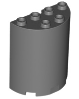 Plaatje in Gallery viewer laden, LEGO® los onderdeel Cilinder Donker Blauwachtig Grijs 6259