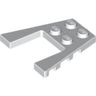 LEGO® los onderdeel Wig Plaat in kleur Wit 43719