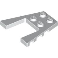 LEGO® los onderdeel Wig Plaat in kleur Wit 43719