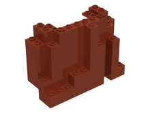 Plaatje in Gallery viewer laden, LEGO® los onderdeel Rots in kleur Roodachtig Bruin 6082