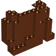Plaatje in Gallery viewer laden, LEGO® los onderdeel Rots in kleur Roodachtig Bruin 6082