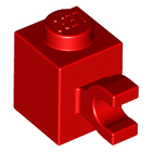 LEGO® los onderdeel Steen Aangepast in kleur Rood 60476