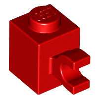 LEGO® los onderdeel Steen Aangepast in kleur Rood 60476