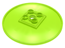 Plaatje in Gallery viewer laden, LEGO® los onderdeel Schaal Doorzichtig Neon Groen 44375a