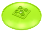 LEGO® los onderdeel Schaal Doorzichtig Neon Groen 44375a