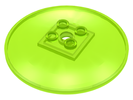 LEGO® los onderdeel Schaal Doorzichtig Neon Groen 44375a