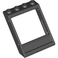 Plaatje in Gallery viewer laden, LEGO® los onderdeel Raamkozijn in kleur Zwart 60806