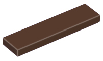 Plaatje in Gallery viewer laden, LEGO® los onderdeel Tegel Algemeen Donker Bruin 2431
