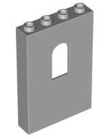 LEGO® los onderdeel Paneel Licht Blauwachtig Grijs 60808