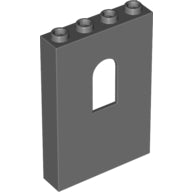 LEGO® los onderdeel Paneel Donker Blauwachtig Grijs 60808