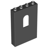 Plaatje in Gallery viewer laden, LEGO® los onderdeel Paneel in kleur Zwart 60808